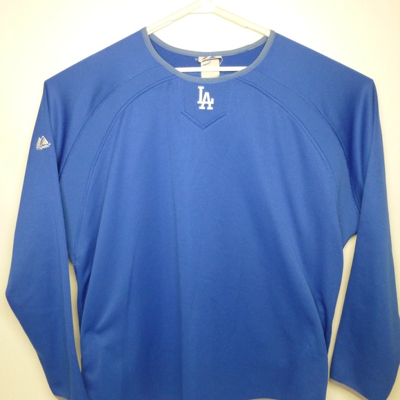 majestic long sleeve home plate tech fleece shirt